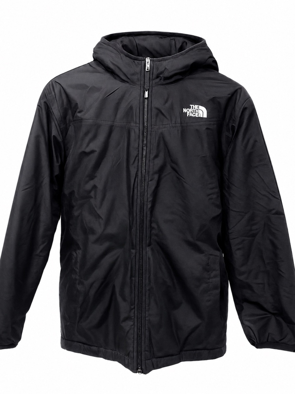 The North Face men's small black Hooded Jacket Coat reversible